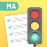 Logo of MA RMV Driver Permit test Prep android Application 